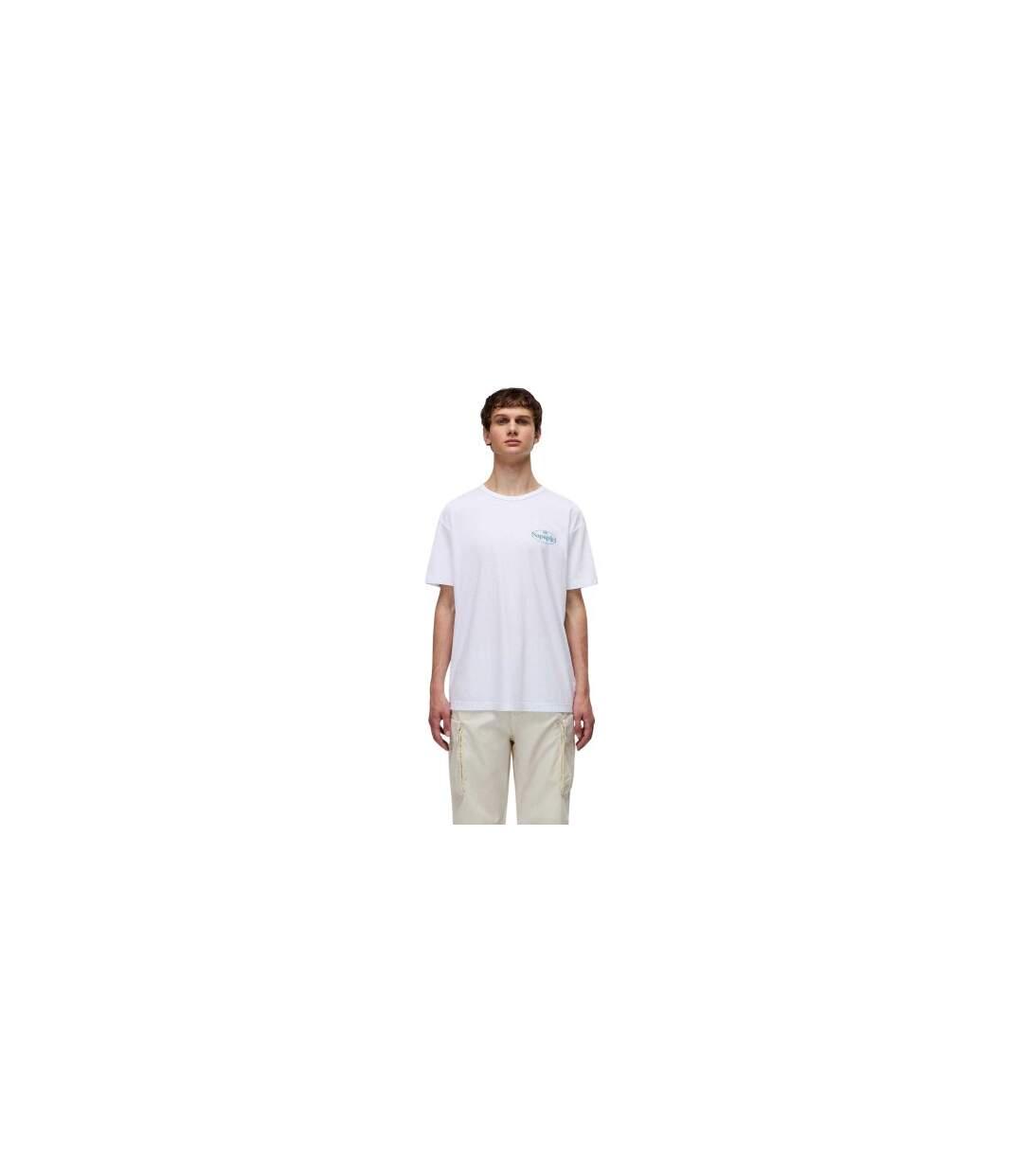 T-shirt Motif/style Graphique Homme Blanc Napapijri-1