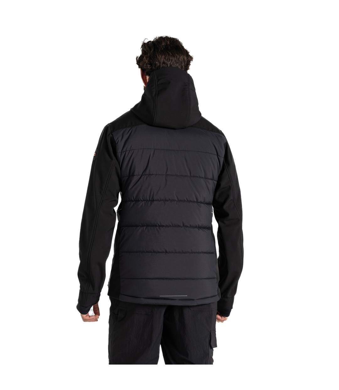 Mens castleford padded hybrid jacket black Craghoppers