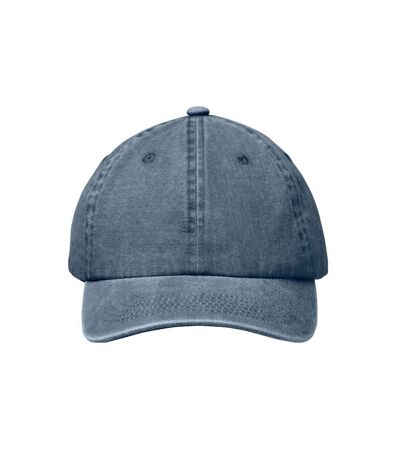 Unisex Adult Beau 6 Panel Baseball Cap Blue MidOcean