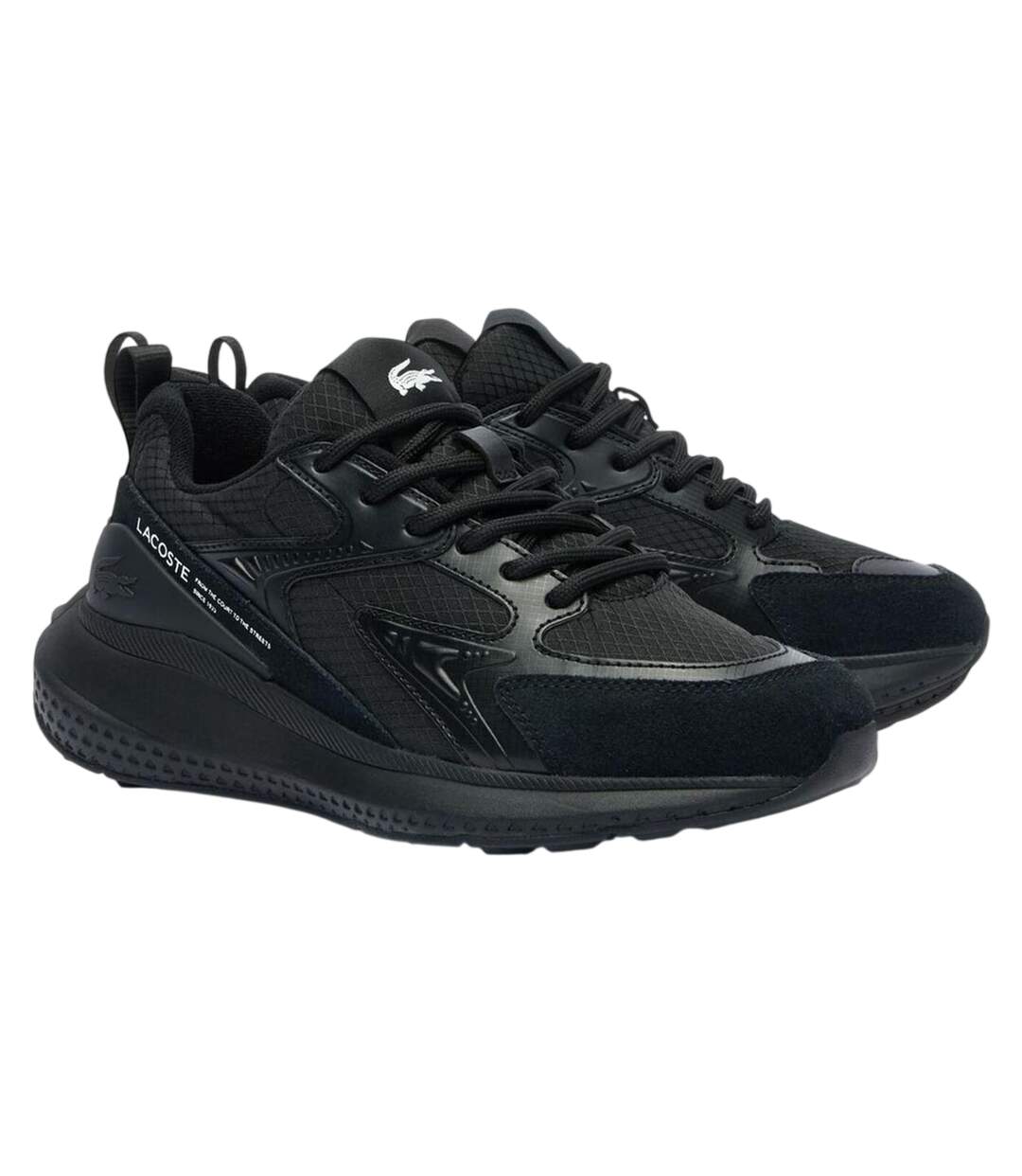 Baskets L003 Evo Femme Noir Lacoste-4