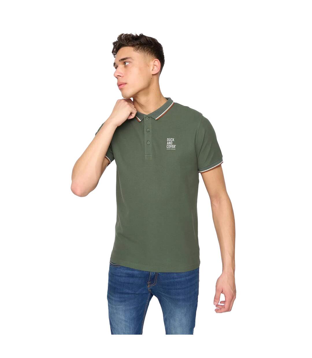 Pack Of 3  Mens Melports Polo Shirt  Multicoloured Duck And Cover-3