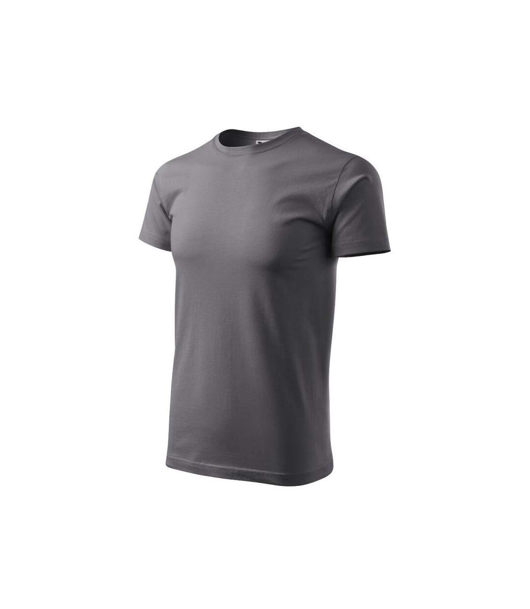 Mens Basic T-shirt Dark Grey Adler-1