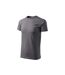 Mens Basic T-shirt Dark Grey Adler-1