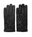 Gants En Cuir Avec Nœud Femme Noir Biba-1
