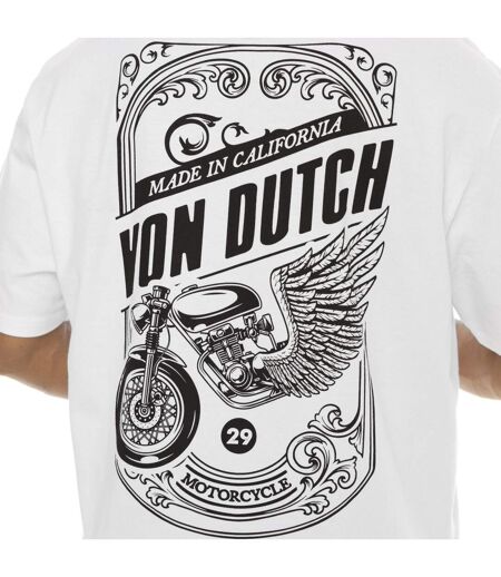 T-shirt homme col rond manches courtes imprimé Dos Comfort Fit Frame Vondutch