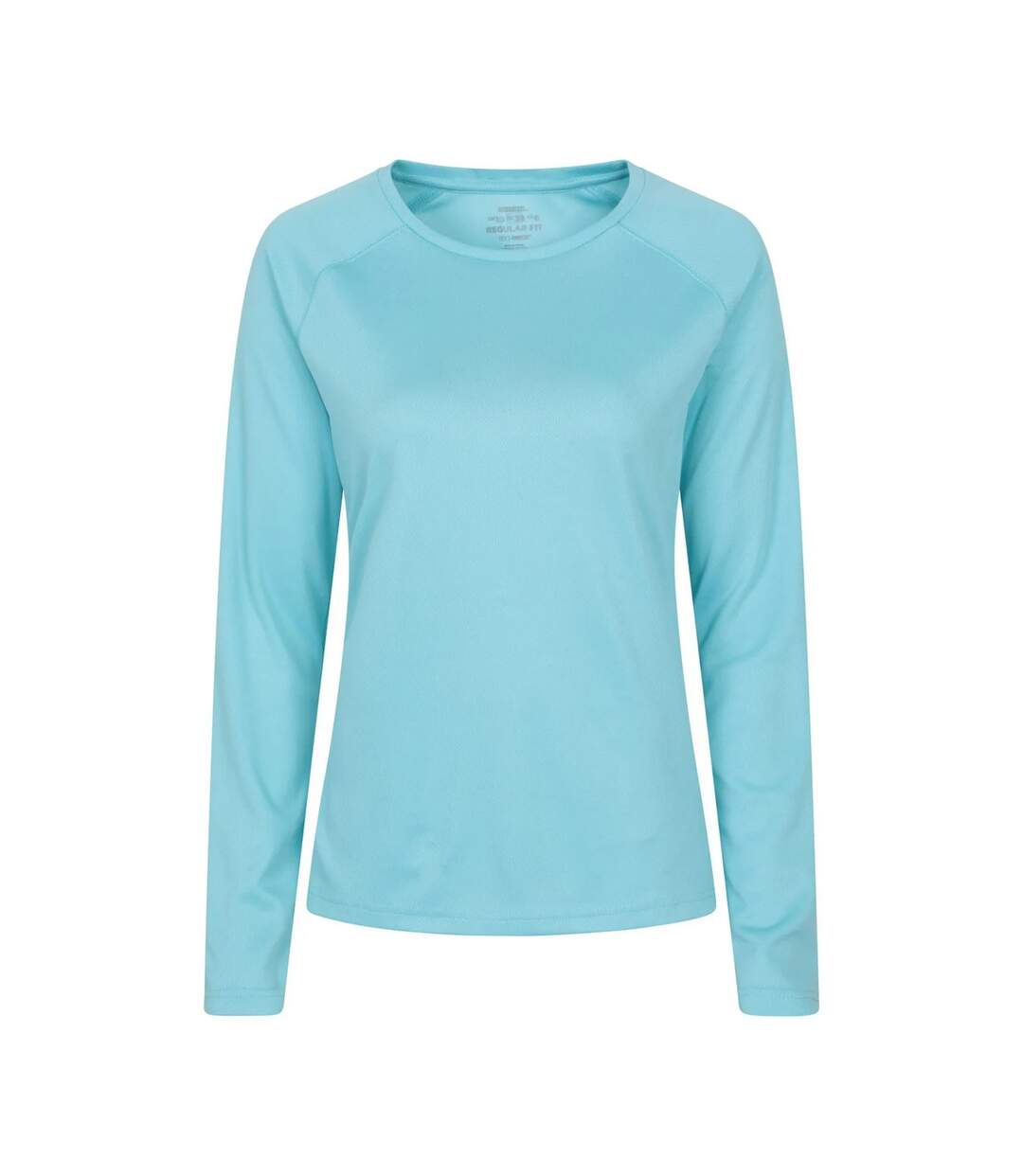 Haut Uni Manches Longues Endurance Femme Bleu Clair Mountain Warehouse-1
