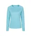 Haut Uni Manches Longues Endurance Femme Bleu Clair Mountain Warehouse-1