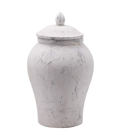 Hill Interiors Bloomville Ginger Jar (Stone) (One Size) - UTHI4265