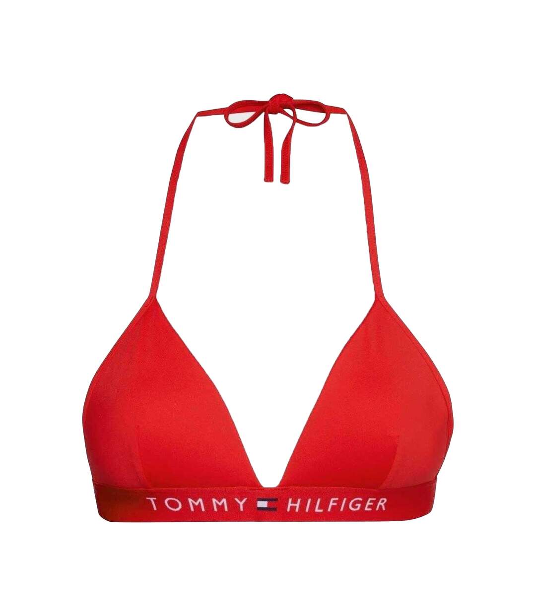 Haut De Maillot De Bain Motif/style Triangle Femme Rouge Primaire Tommy Hilfiger-2