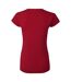 T-shirt Softstyle Femme Rouge Foncé Chiné Chiné Gildan-2