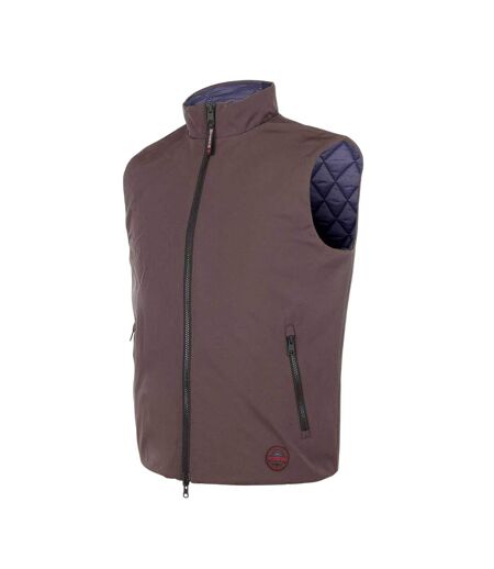 Veste Sans Manches Sans Manches Motif/style Uni Homme Marron Bleu Marine Museum
