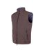 Veste Sans Manches Sans Manches Motif/style Uni Homme Marron Bleu Marine Museum-3