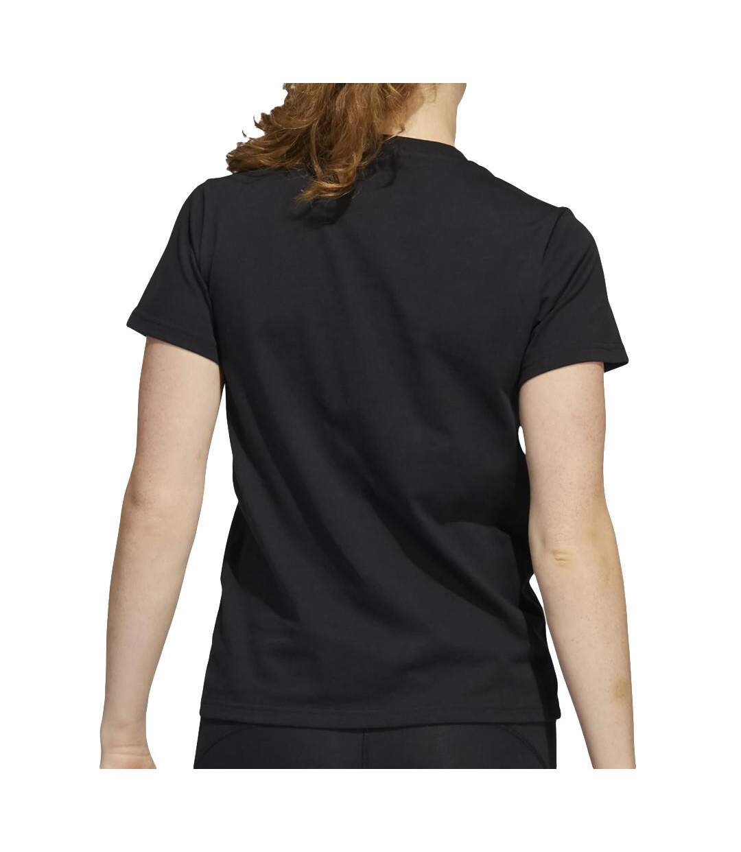 T-shirt Noir Femme Adidas Fun - S-2