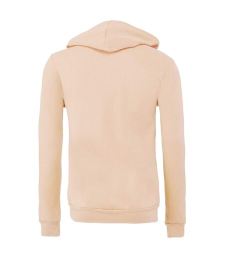 Canvas Sweat À Capuche Et Fermeture Zippée Homme Pêche Bella + Canvas