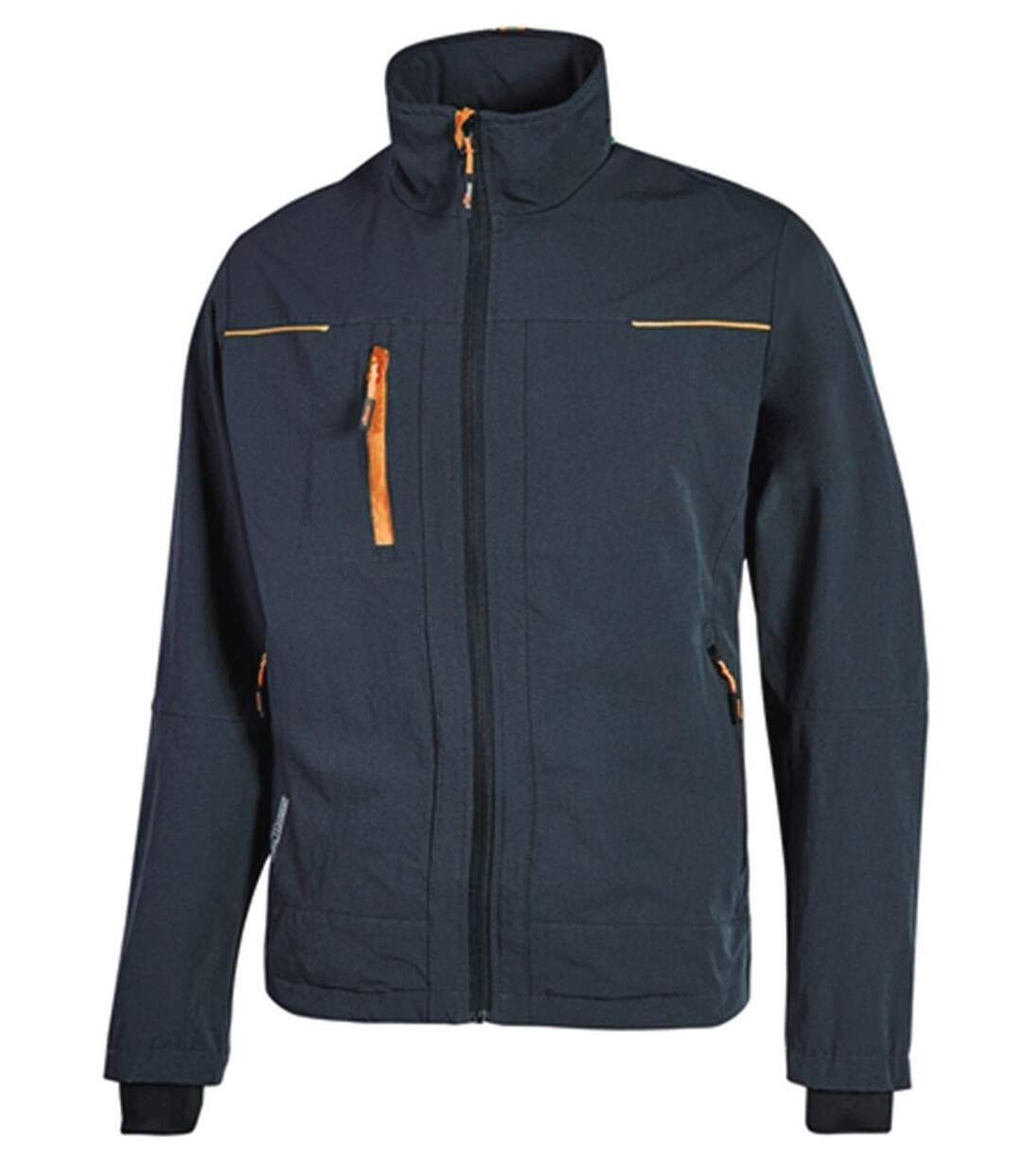 Veste manches longues - Hemme - UPPE178 - bleu deep et orange-2