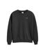 Womens/ladies crew neck standard sweatshirt black Levis-1