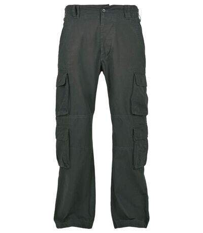 Pantalon cargo vintage homme multipoches - 1003 - gris anthracite