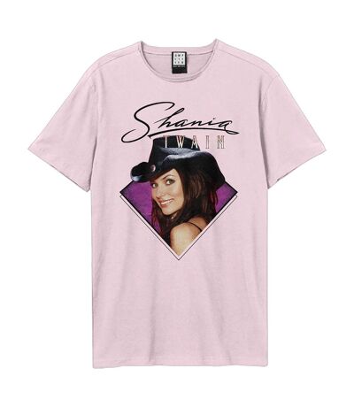 T-shirt Face Adulte Rose Amplified