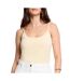 Débardeur jaune femme morgan basic-1