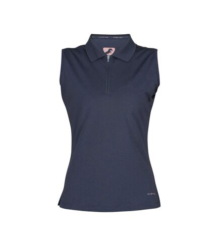 Womens/ladies sleeveless technical top navy Shires