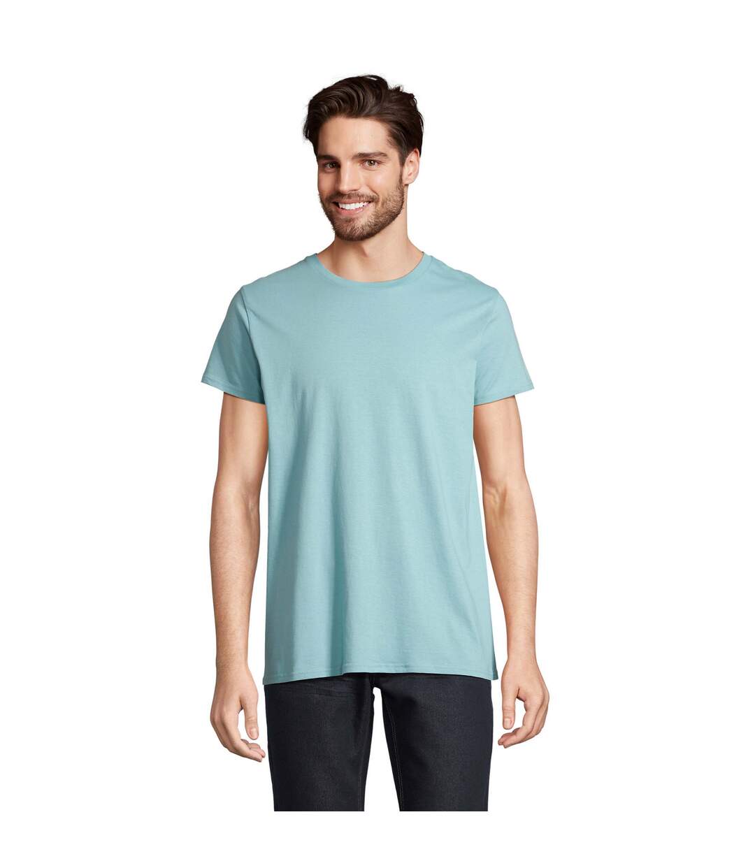 T-shirt Crusader Homme Turquoise SOLS-2