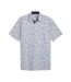 Polo de golf blanc/marine homme puma cloudspun butterflies - m-1