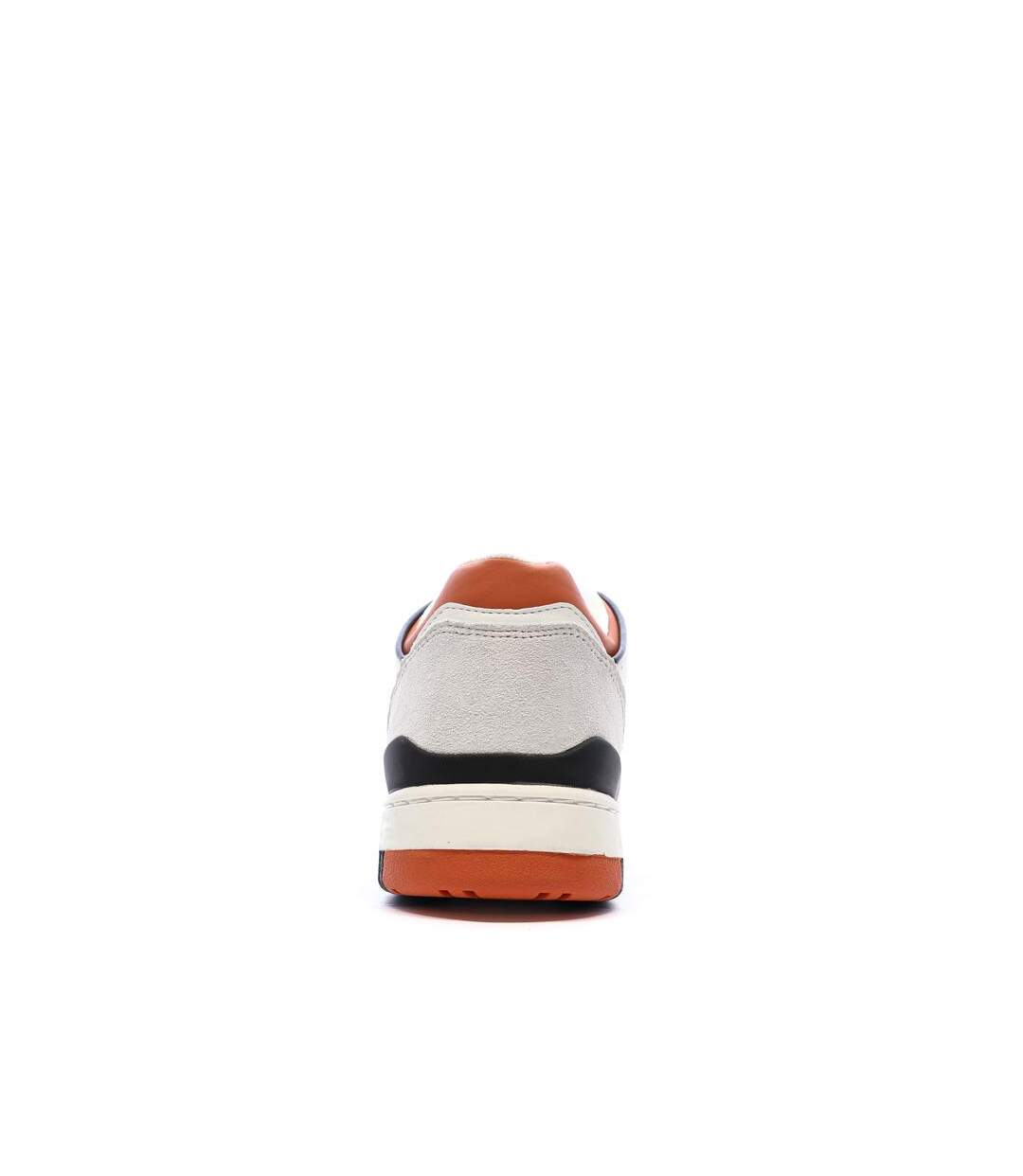 Baskets blanc/orange homme le coq sportif dynactif t1000-3