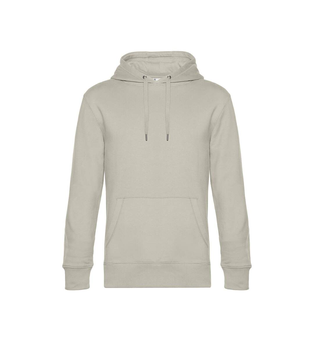 Mens King Hooded Sweater Brouillard Gris B&C-1