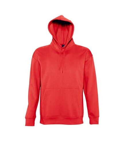 SOLS Slam Unisex Hooded Sweatshirt / Hoodie (Red)