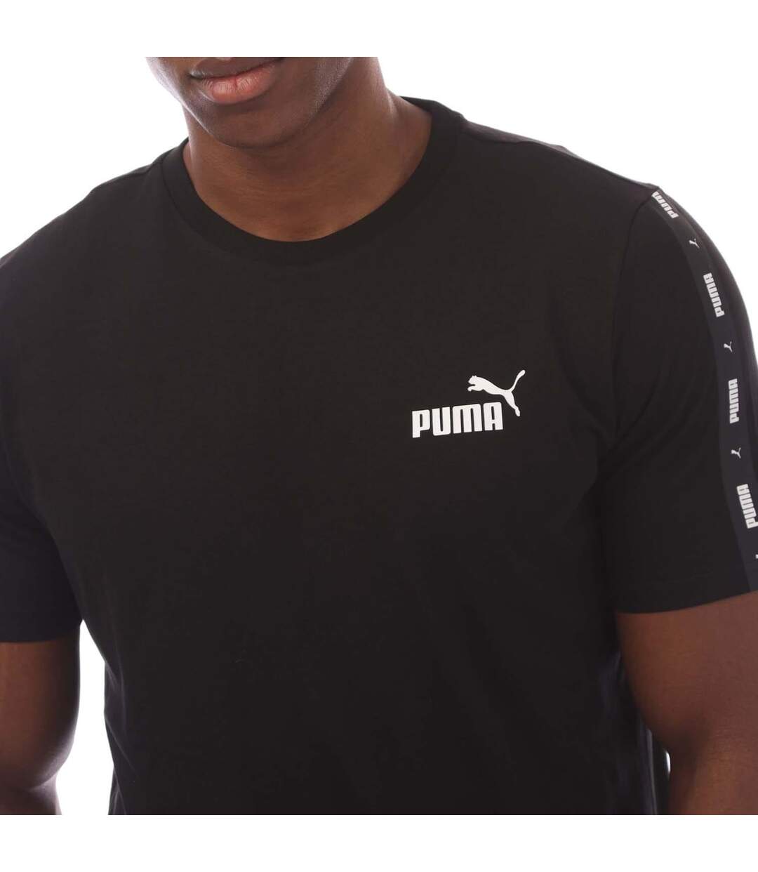 T-shirt Style Ruban Essential Homme Noir Puma-4