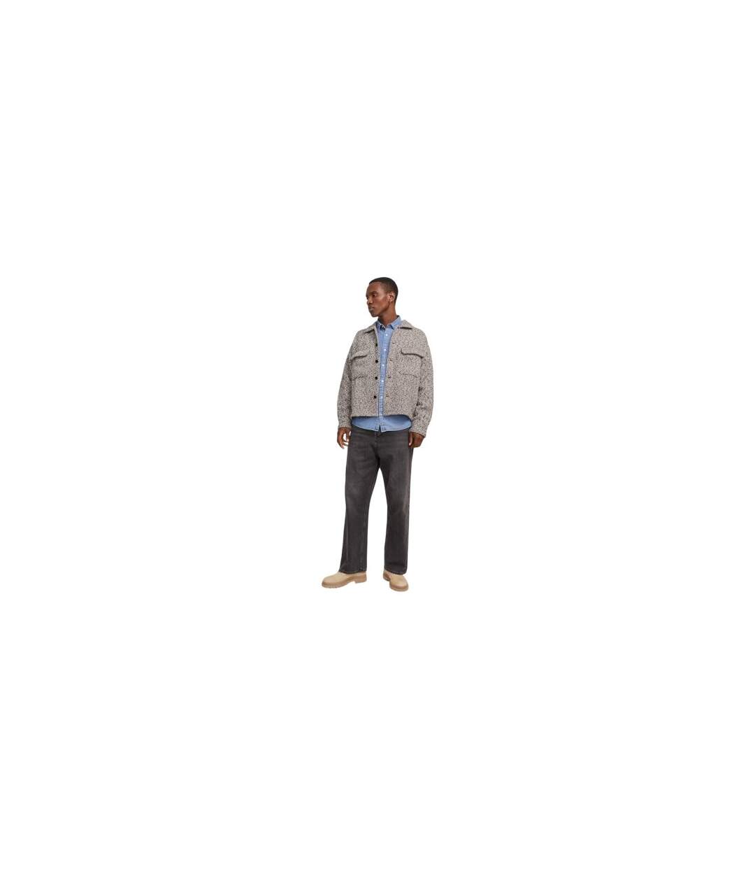 Surchemise Hiver Homme Marron Jack And Jones-1