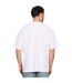 Unisex adult combed ringspun cotton oversized t-shirt white Casual Classics-3