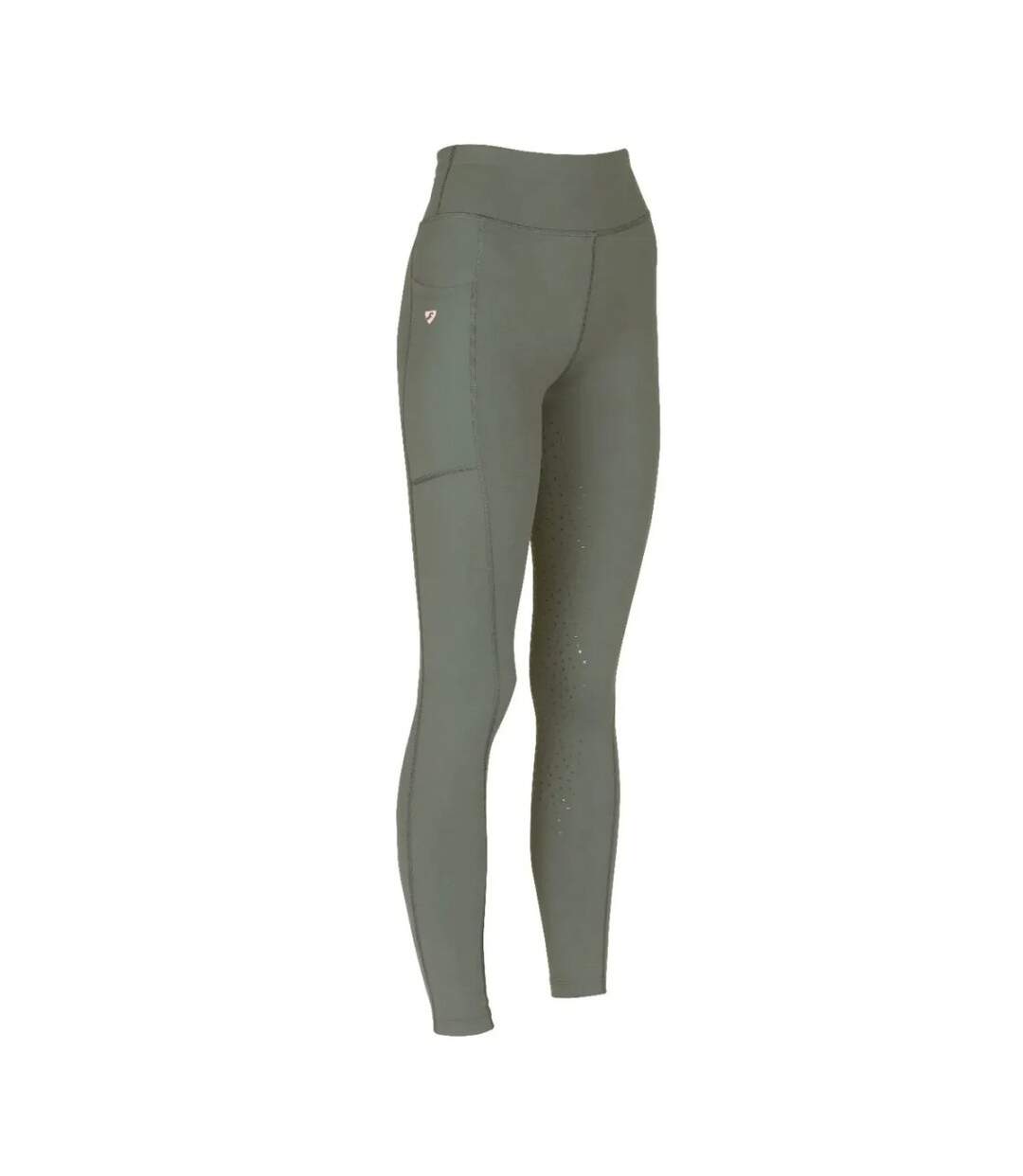 Aubrion Womens/Ladies Non-Stop Horse Riding Tights (Olive)