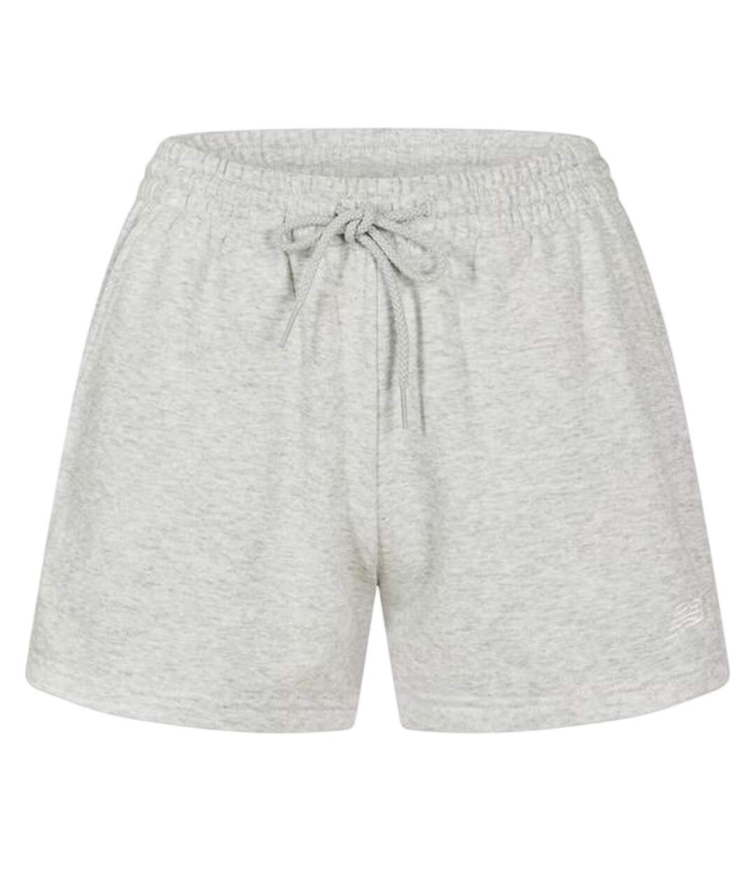 Short De Jogging Femme Gris Clair New Balance-2