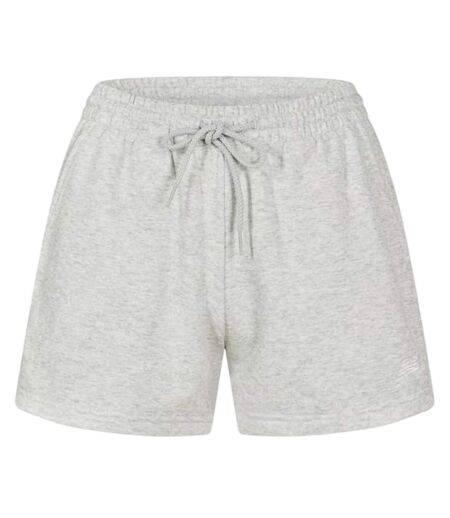 Short De Jogging Femme Gris Clair New Balance