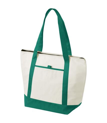 Bullet Lighthouse Non Woven Cooler Tote (Natural/Green) (44.5 x 15.2 x 34.3 cm) - UTPF1327