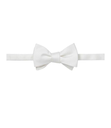Nœud Papillon Officiel Motif/style Uni Taille Unique Blanc Off White