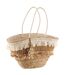 Panier de Plage Rotin Coquillages 48cm Naturel-1