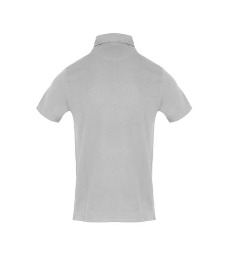 Polo Motif/style Logo Sur Poitrine Homme Gris Aquascutum