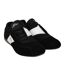 Chaussures Motif/style Rayure Diagonale Coast Homme Noir Blanc Slazenger-1