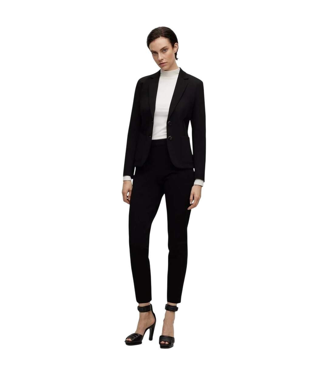 Pantalon Femme Noir Boss-1