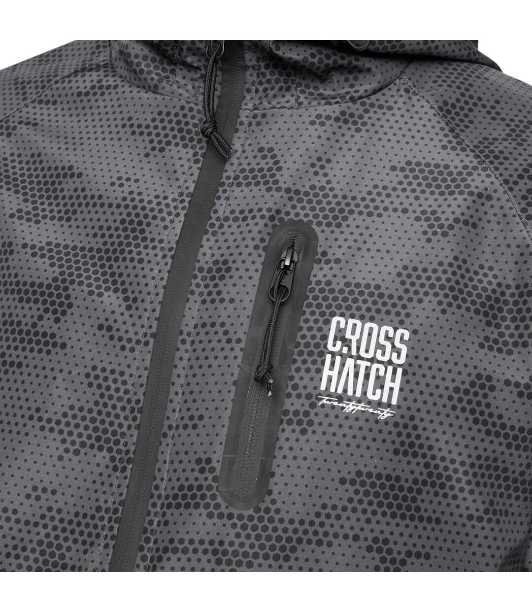 Veste Style Imprimé Intégral Janscore Homme Gris Crosshatch-4