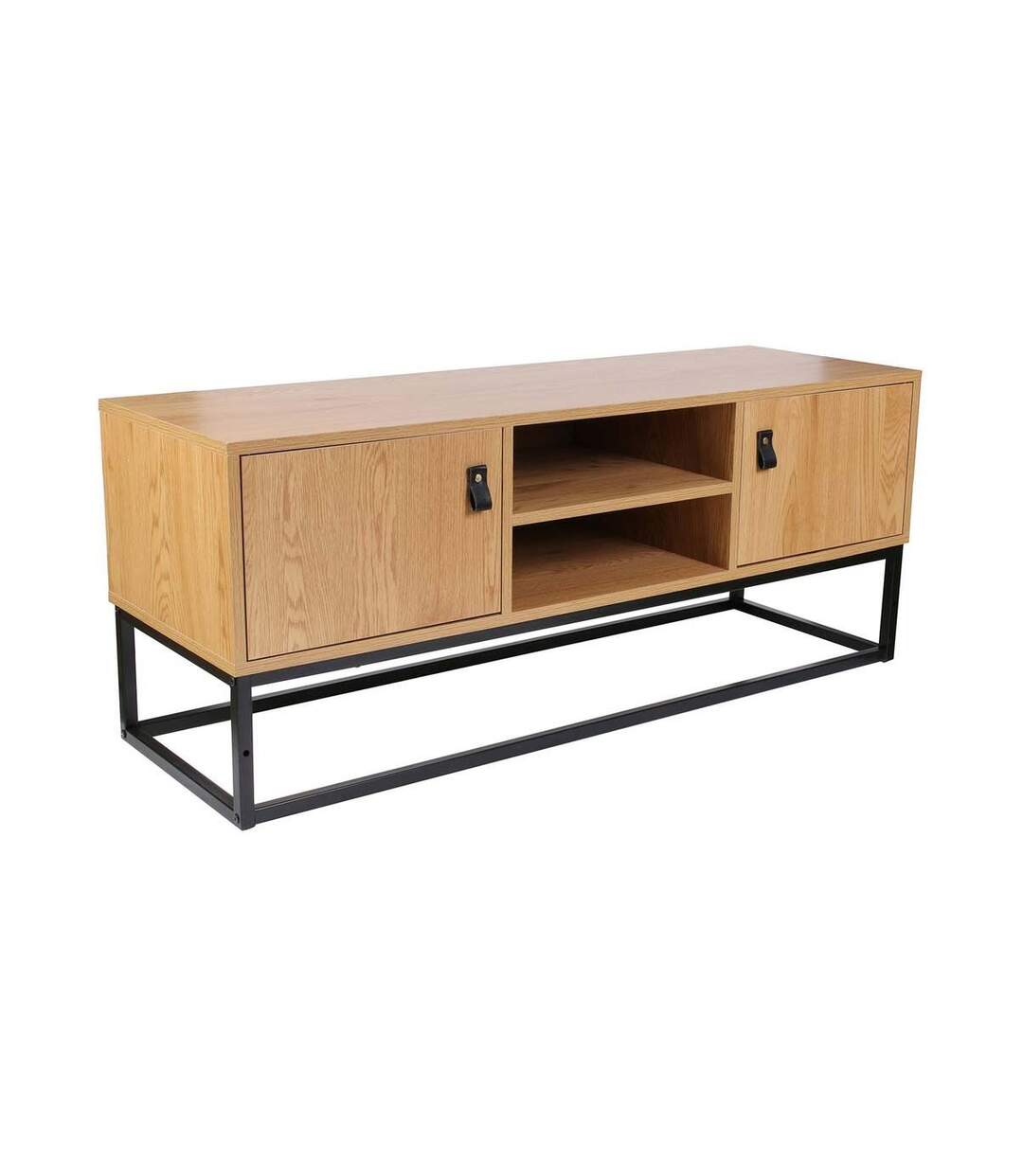 Meuble TV en bois et métal Abbott-1