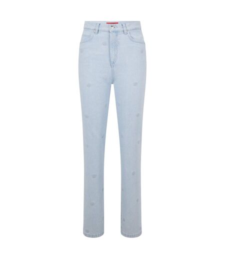 Womens/ladies Gayang Relaxed Fit Jeans Turquoise Hugo