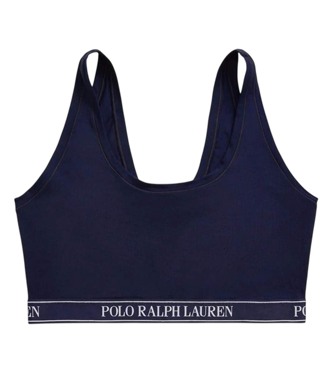 Womens/ladies Logo Scoop Neck Bralette Navy Ralph Lauren-2