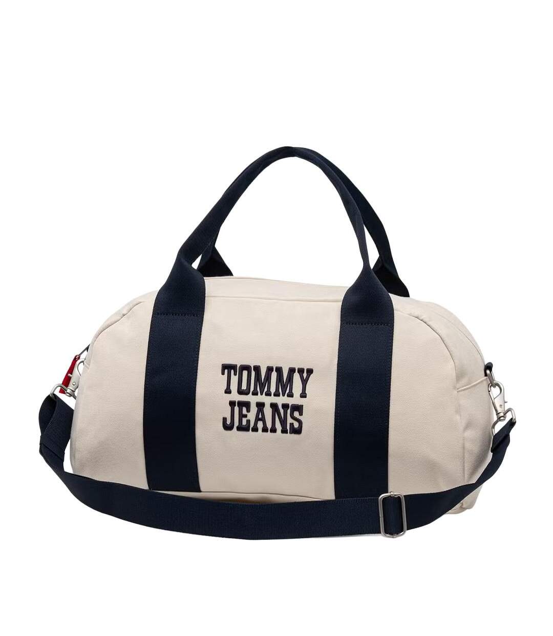 Sac de sport beige/marine homme tommy hilfiger tjm bold varsity-1