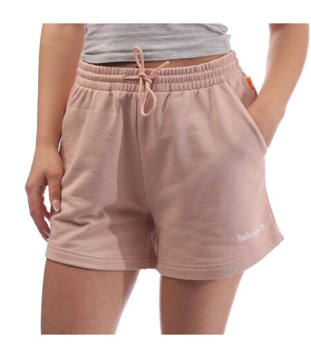 Short De Jogging Style Linéaire Femme Rose Timberland