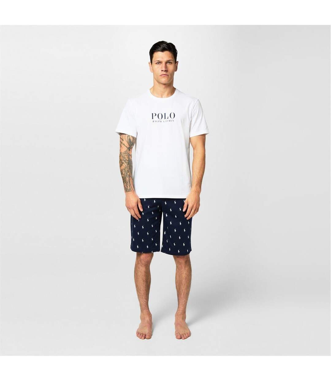 Mens Polo Logo T-shirt White Ralph Lauren-4