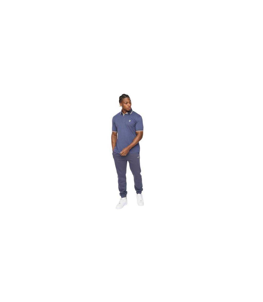 Polo Preece Homme Bleu Crosshatch-1