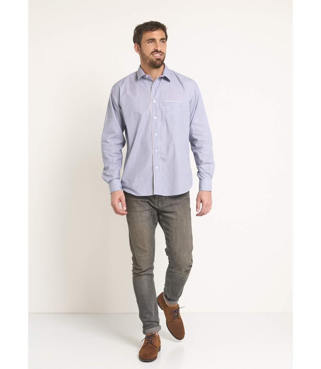 Chemise fantaisie entretien facile-3